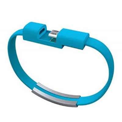 Дата кабель USB 2.0 AM to Micro 5P 0.2m браслет blue Extradigital (KBU1784) Вінниця - фото 2