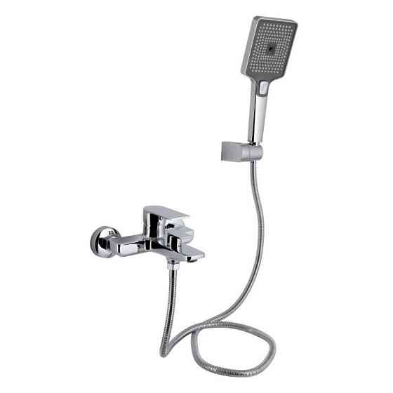 Змішувач для ванни з душовим гарнітуром Qtap Aries QTARI259CRM45559 Chrome Харків