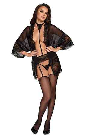 Пеньюар Kissable Midnight Kiss Negligee L/XL Sex Aura Київ