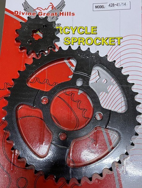 Звездочки мопед Дельта пара 428*14-428*41 Мукачево - изображение 1