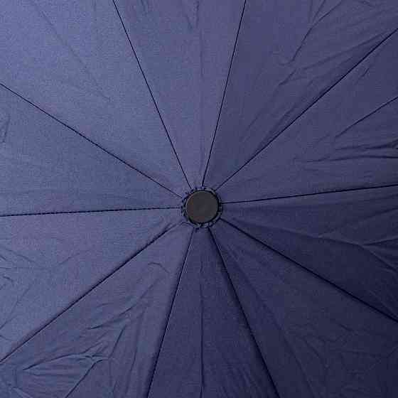 Классический автоматический зонт с деревянной ручкой, синий Киев