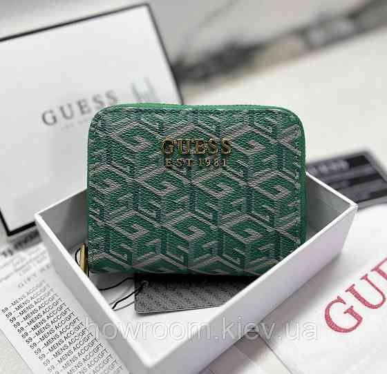 Жіночий маленький гаманець Guess (7594-1) green Київ