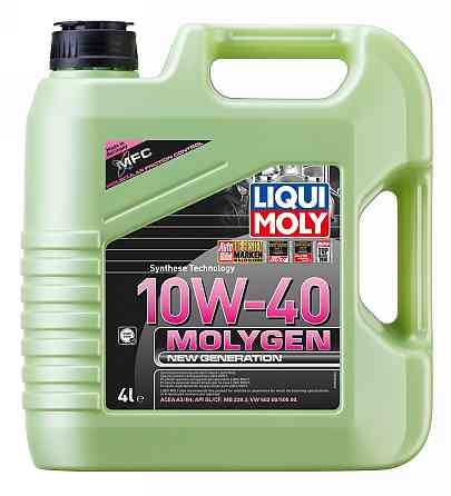 LIQUI MOLY 8538 Molygen New Generation 10W-40 — Високотехнологічна HC-синтетична моторна олива | Максимальний захист двигуна та зн Ковель