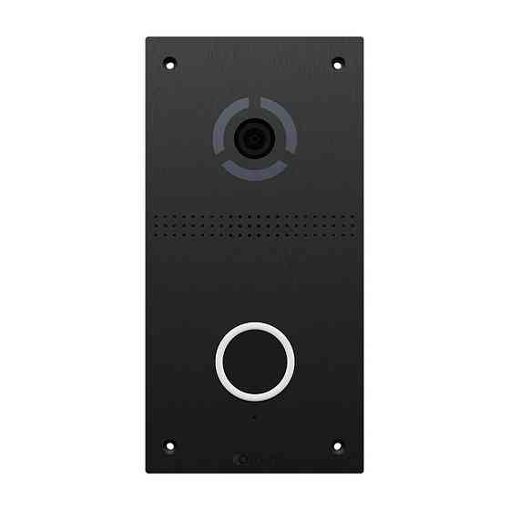 IP панель виклику Bas-IP AV-05FD black з безконтактною кнопокою виклику Київ