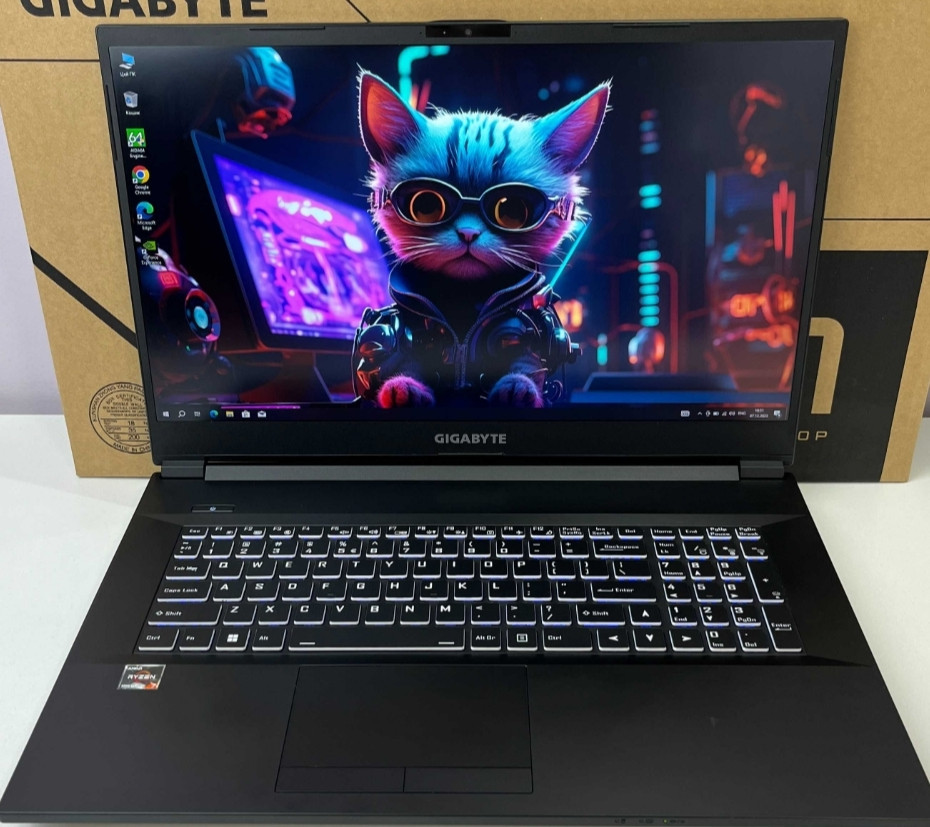 Ноутбук: Gigabyte A7 17.3 " Ryzen 7 5800H , RTX 3060, 130W, 144Hz. SSD1TB RAM16GB. Київ - фото 1