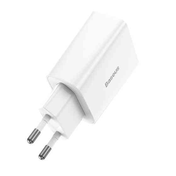 Мережевий зарядний пристрій Baseus Speed Mini PD Charger 20W 1 Type-C білий Львів