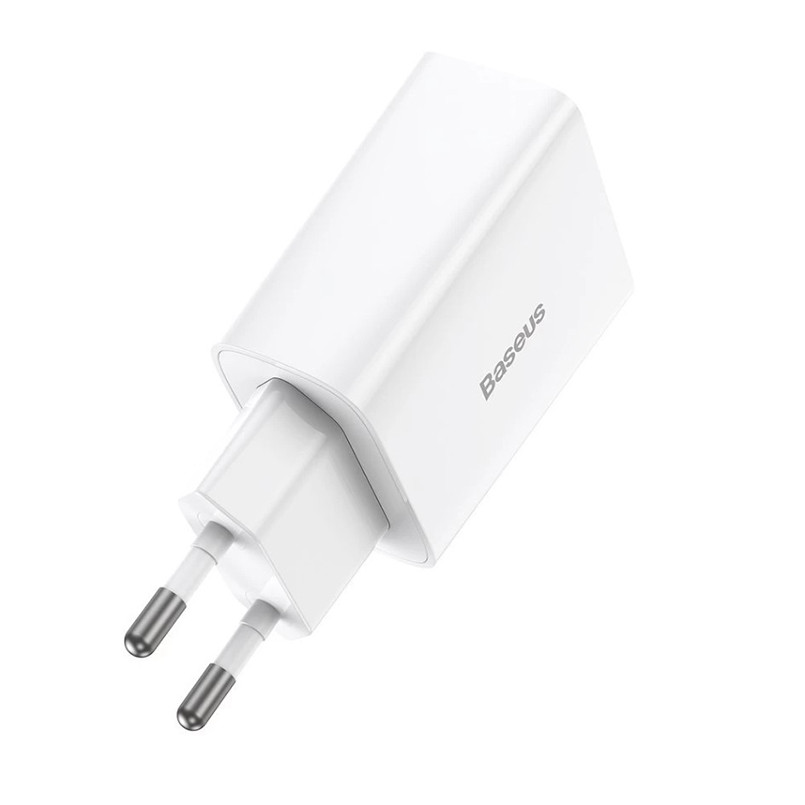 Мережевий зарядний пристрій Baseus Speed Mini PD Charger 20W 1 Type-C білий Львів - фото 3