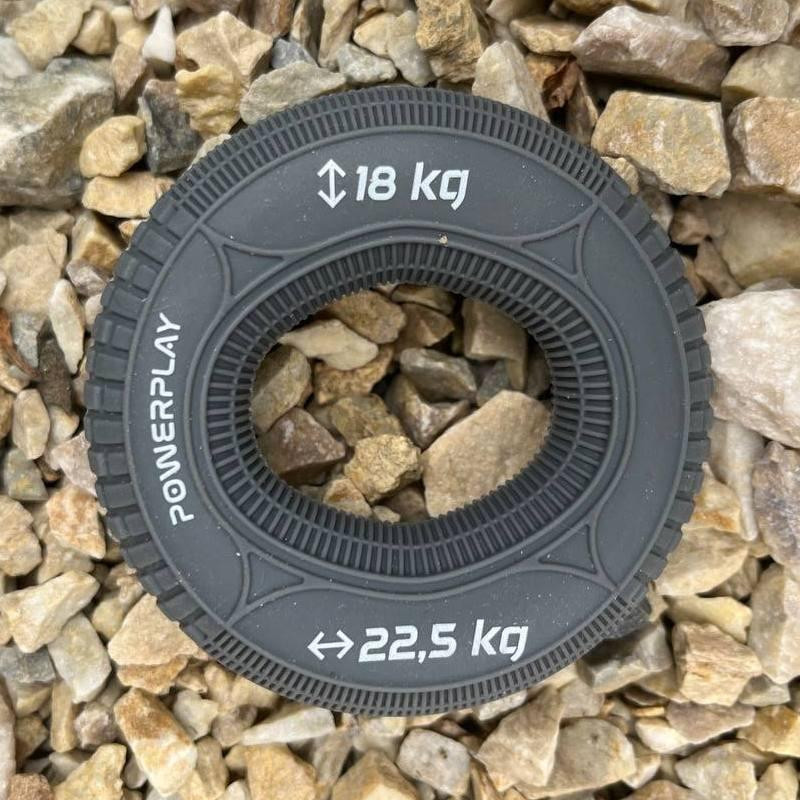 Еспандер кистьовий силіконовий PowerPlay PP-4330 Hand Grip Loops Medium 18-22,5 кг. Сірий Каменское - изображение 3