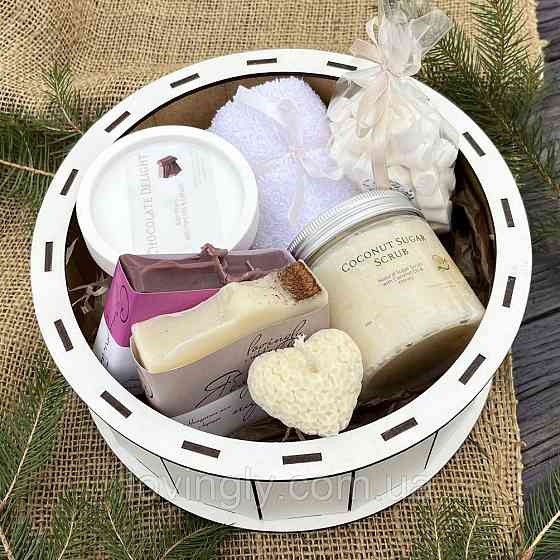 Преміальний зимовий бокс з косметикою ручної роботи - спа догляд вдома Ірпінь