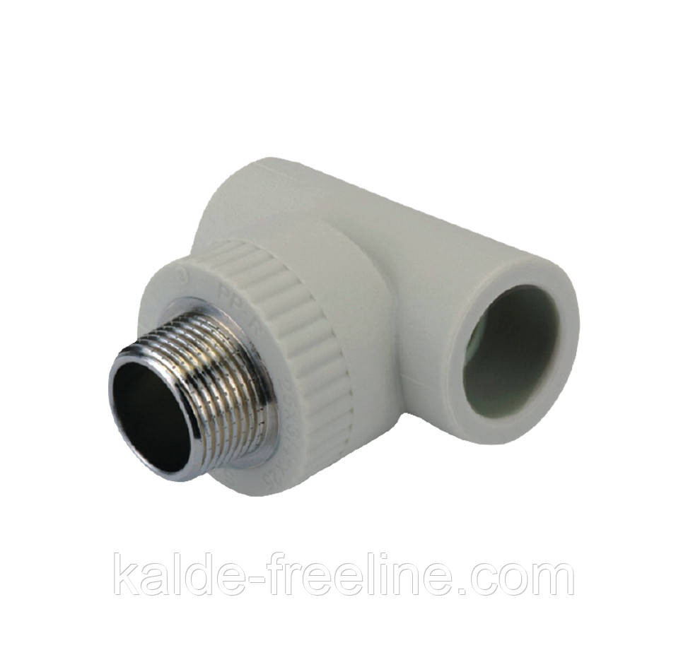 Тройник полипропиленовый с наружной резьбой Koer ТРН ∅ 25х3/4