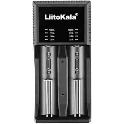 Зарядное устройство для аккумуляторов Liitokala 2 Slots, LED indicator, Li-ion(18650...RCR123...26650), NiMH(AA, AAA, SC, C) (Lii-PL2) Винница