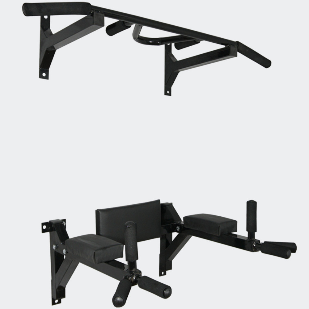 Комплект турнік бруси і прес настінні підйомні складні для дому Київ - фото 2