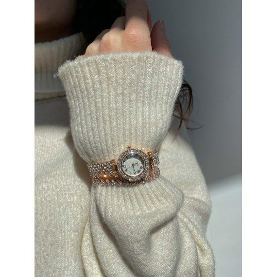 Жіночий наручний годинник CL Queen (Золотистий) Київ - фото 8