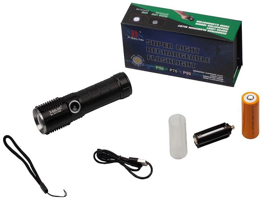 Ліхтар X-BALOG BL-X31-P90 алюмінієвий (діапазон до 1000 м) L-091 Луцьк - фото 8