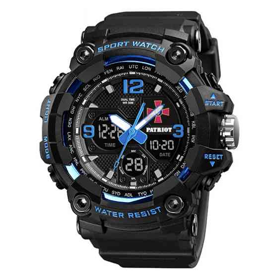 Patriot 006BUSU ЗСУ Чорні з синім + Коробка. SBR Київ