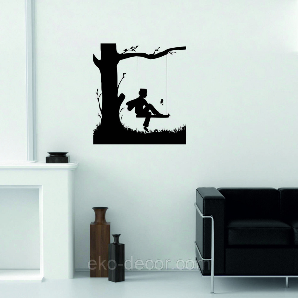 Декоративное настенное Панно «Мальчик на качеле» Декор на стену Киев - изображение 9