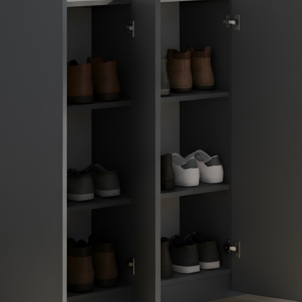 Полиці до тумби (2 шт) Doros Кассель Графіт 61.5х34.5х1.6 (DRS-011836) Дніпро - фото 1