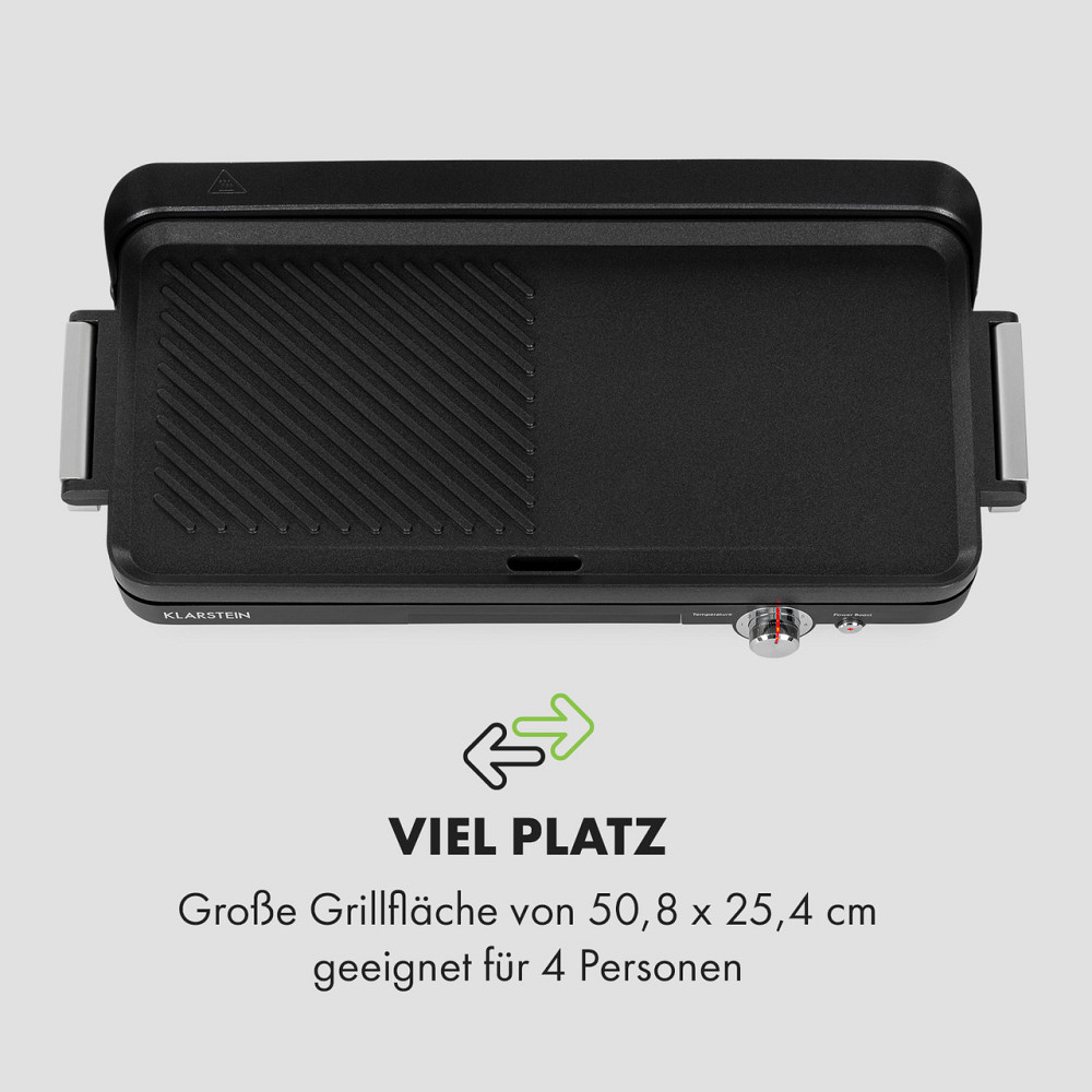 Электрический настольный гриль Charleroi Turbo 2000 Вт DuoGrill Concept с антипригарным покрытием 50,8x25,4 см Ровно - изображение 3