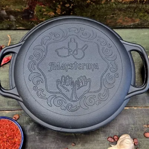 Жаровня d26*2,5см чавунна лита 260-25УК Майстерня Житомир - фото 4