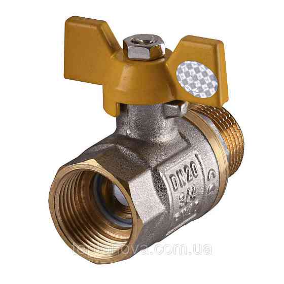 Кран кульовий прямий SOLOMON 3/4" НВ ЖБ PN40 B1008 Чернівці