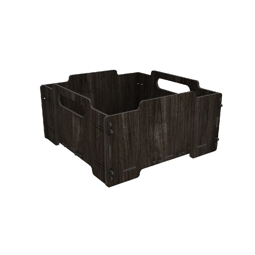 Коробка EKOSTAR з фанери 235x235x120 венге Київ - фото 2