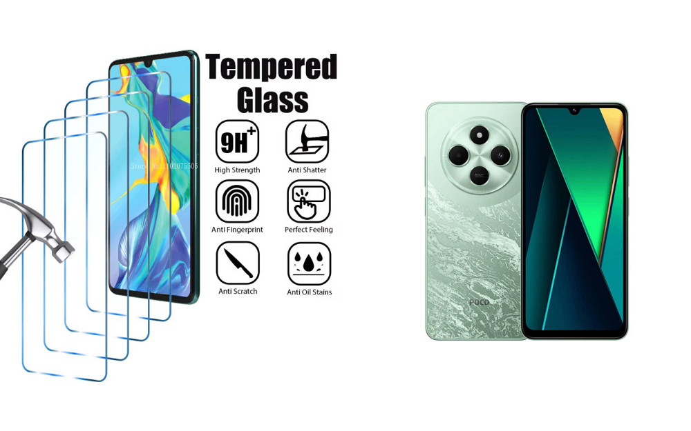 Захисне скло ArmorGlass для Xiaomi Poco C75 – стійке до подряпин та ударів Київ - фото 1