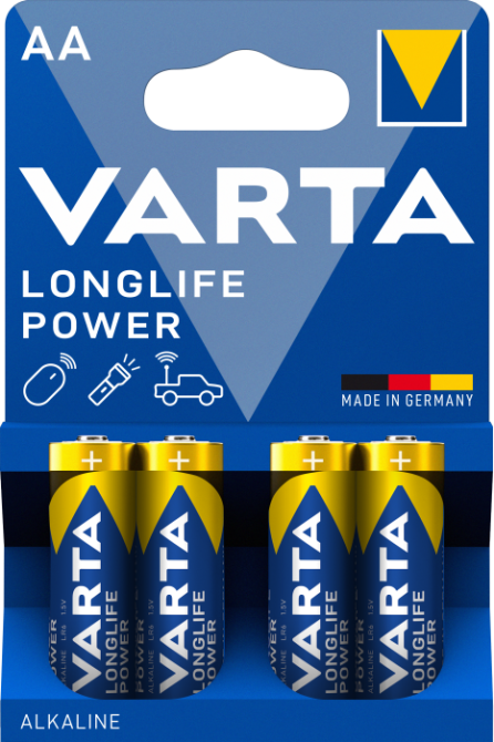Батарейка VARTA LONGLIFE POWER AA BLI 4 шт Рівне - фото 1