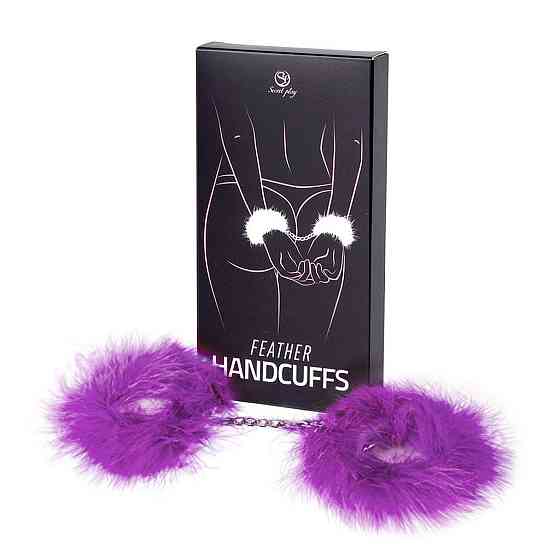 Наручники - Secret Play Feather Handcuffs Purple Sex Aura Київ