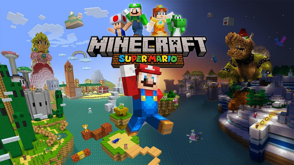 Игра Nintendo Minecraft Nintendo Switch картридж Mario Mash-up Pack немецкий язык 6+ до 8 онлайн/4 локально Киев - изображение 6