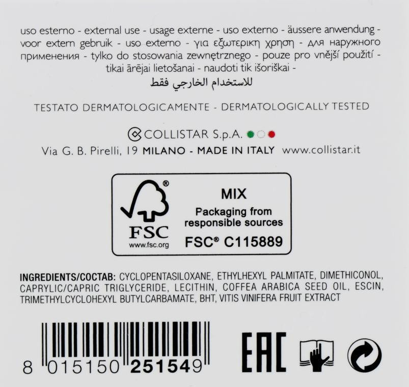 Антицеллюлитные капсулы Collistar Anticellulite Capsules Caffeine 14*4ml Славянск - изображение 3