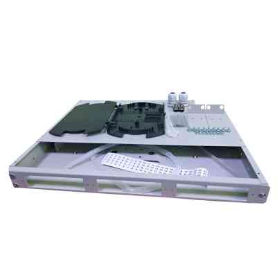 Патч-панель оптична 1U-24 з касетою Crosver (FOB 19/1-332/32-1-24 (black)) Вінниця