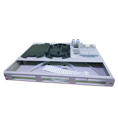 Патч-панель оптична 1U-24 з касетою Crosver (FOB 19/1-332/32-1-24 (black)) Вінниця - фото 2