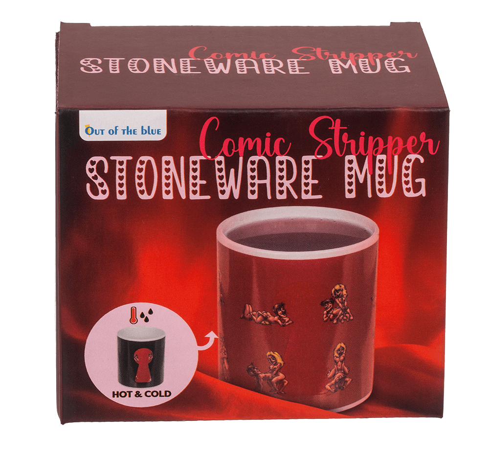 Чашка з термоефектом Stoneware Mug Comic Stripper, 300 мл Sex Aura Київ - фото 3