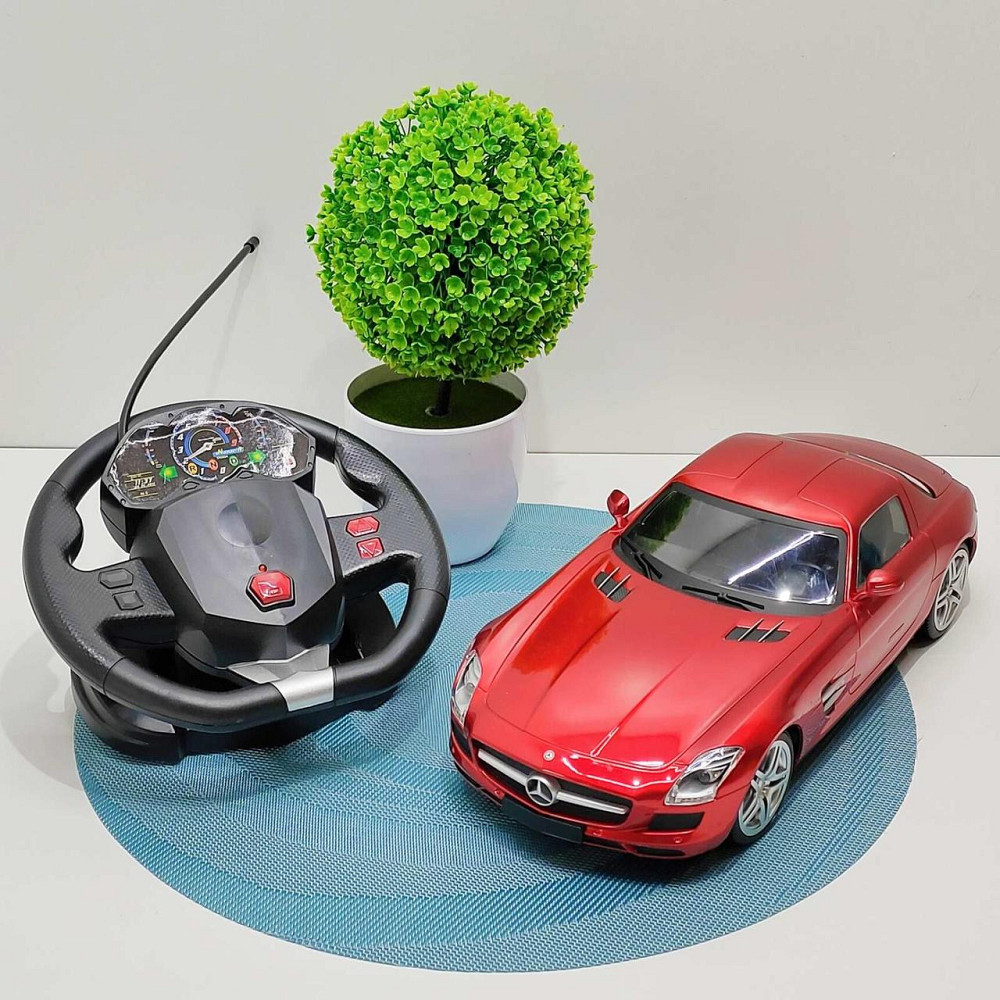 Машинка на радіокеруванні Mercedes-Benz SLS гумові колеса світло Червона (2024A) Чернигов - изображение 1