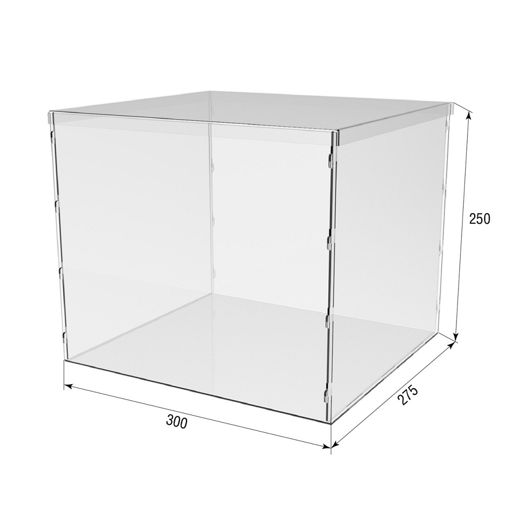Коробка акриловая EKOSTAR 300х275х250 с крышкой Киев - изображение 3