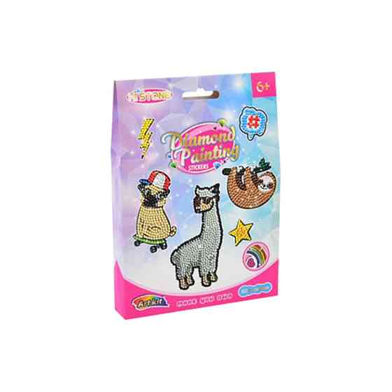 Дитяча алмазна мозаїка "Тварини" FG24030101B-5 фігурки-наліпки Вінниця