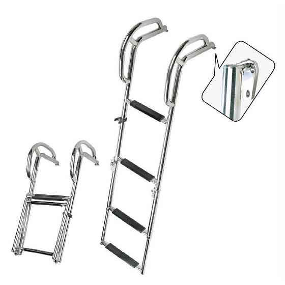 Драбина в поручнях 4 щаблі HF01-124SA Київ