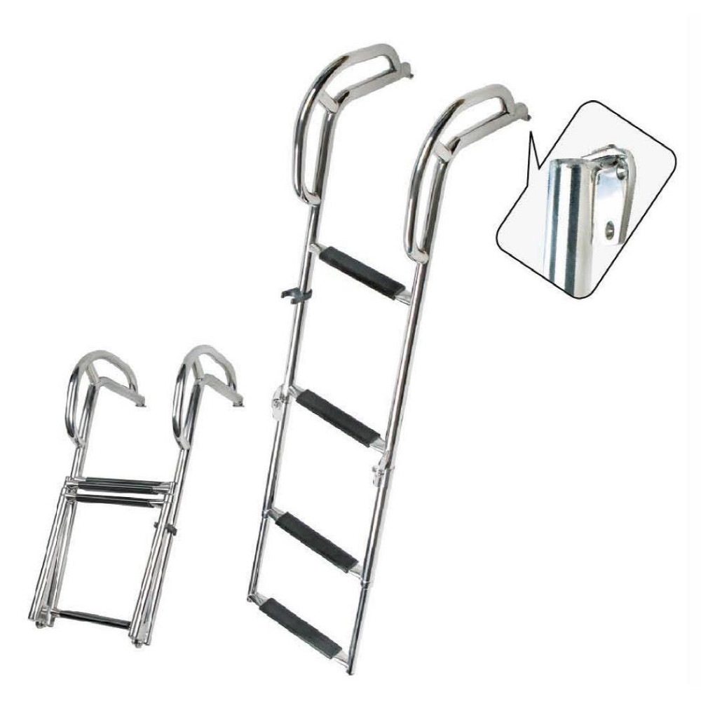 Драбина в поручнях 4 щаблі HF01-124SA Київ - фото 1