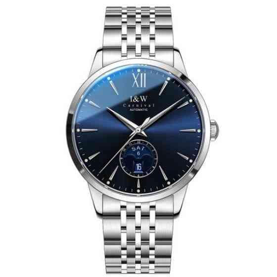 Часы мужские механические Carnival New York Серебристый Винница