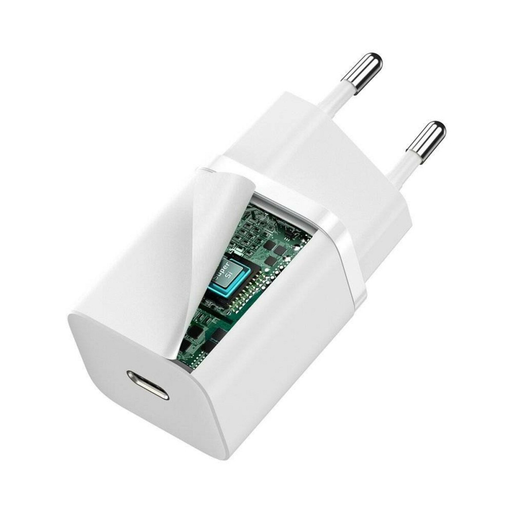 Мережевий зарядний пристрій Baseus Super Si quick charger IC 30W EU White Київ - фото 4