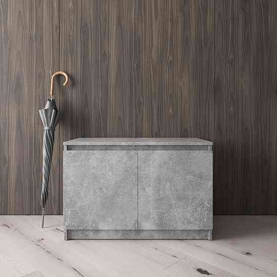 Тумба для взуття VAYS R-20 Бетон, без ручок, ЛДСП, 80×40×53 см - для передпокою, коридору Львів