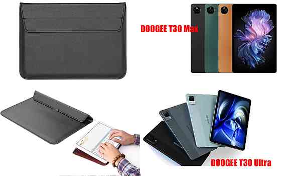 Чохол-конверт VitoCase для DOOGEE T30 Max, T30 Ultra, з функцією підставки для планшета Чорний Київ