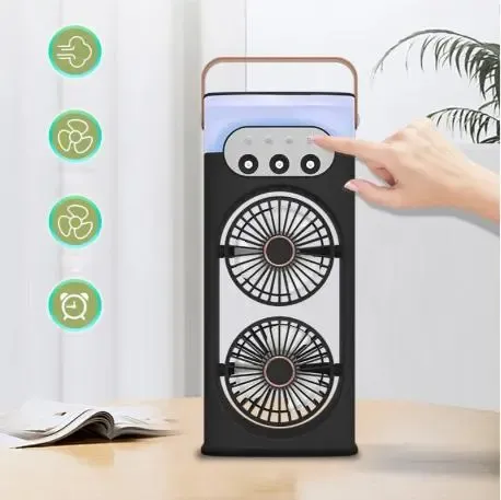 Настольный вентилятор-увлажнитель с 3 режимами тумана и водяным охлаждением и 180 LY-938 Коломия - фото 6