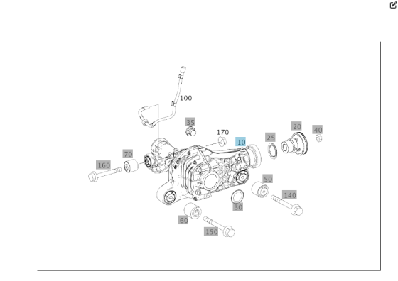 Mercedes-Benz  A1663300400 Редуктор переднього моста 1:3.70 ML/GLE W166 GLE Coupe C292 Одесса