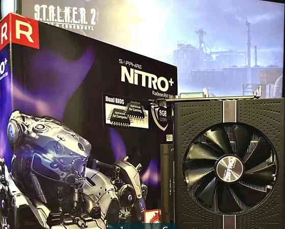 Видеокарта AMD Radeon RX 580 8Gb. Saphire Nitro+ . Киев