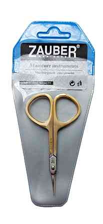 Ножиці для кутикули 18 мм Zauber для шкіри 01-162G Запоріжжя