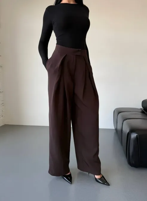 Женские брюки палаццо с высокой талией - идеальный вариант для базового гардероба. Одесса - изображение 13