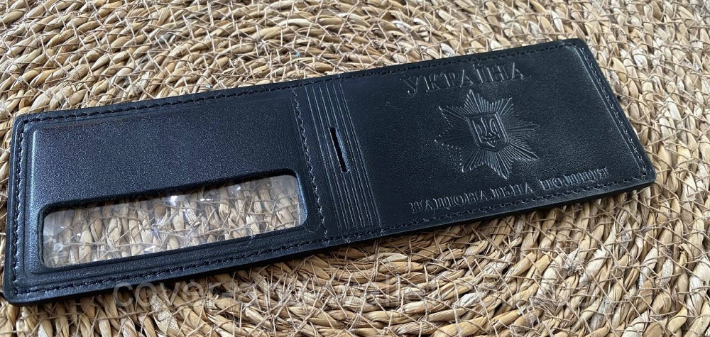 Горизонтальная обложка на удостоверение НПУ (Национальная полиция Украины) с шевроном Киев - изображение 9