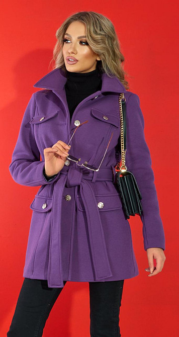 Стильна куртка на флісі (42) Київ - фото 1