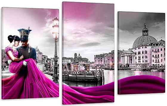 Модульная картина в гостиную / спальню Закохані   Art-599_3 100x150 см Киев